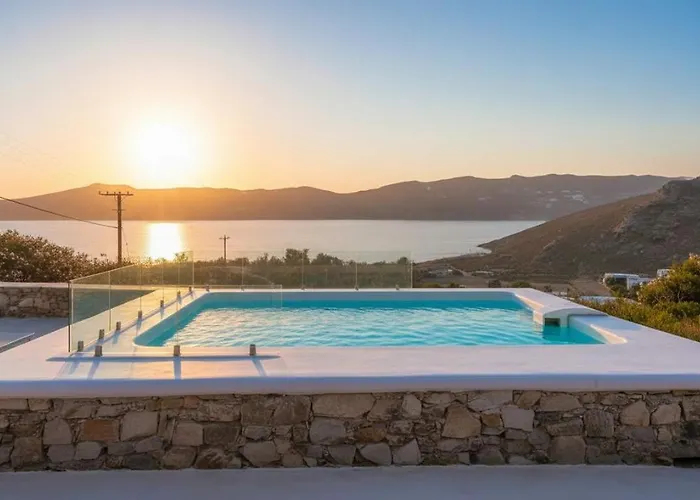 Premium 3 Bd Mykonos W Private Pool Retreat Ferienhaus *