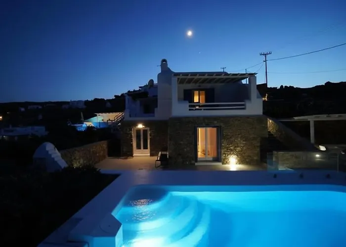 Дом отдыха Premium 3 Bd Mykonos W Private Pool Retreat