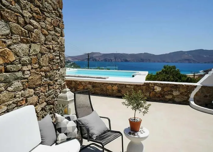 Premium 3 Bd Mykonos W Private Pool Retreat Панормос-Миконос